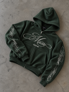Sweat à capuche épais personnalisé avec motif sur les manches, style streetwear, pour hommes, fabrication OEM, marque privée, vente en gros - Product Image 3