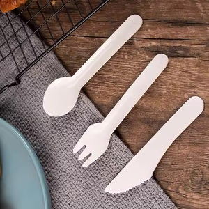 Export Quality 155mm Paper Dinnerware Spoon Sustainable <b>Disposable</b> <b>Tableware</b> Compostable Party Use Ice Cream Dessert Spoon 2026 - Product Image 4