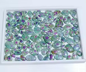 Piedra de Rubí en Fuchsite al por Mayor, Lote de Cabujones de 500 Gramos, Cantidad a Granel, Calidad Comercial para Revendedores - Product Image 3