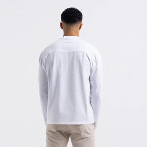 Camiseta de Hombre de Alta Calidad, Tejida en Mezcla de Poliéster/Algodón, Manga Corta, Cuello Redondo, Corte Regular, Personalizable, Color Sólido, 200g, Secado Rápido - Product Image 3