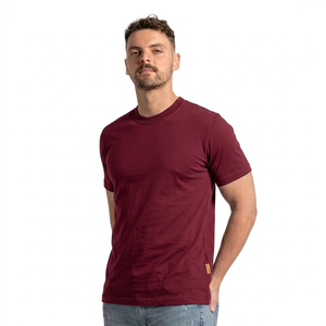 Comfortable Regular Fit Lightweight Woven <b>Wool</b> Men's T-<b>Shirts</b> Blank Letter Anti-Wrinkle Breathable Silk Screen Printed Short - Product Image 5