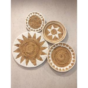 Rotin naturel osier rotin décoration murale fleur ornements en rotin faits à la main adaptés - Product Image 4