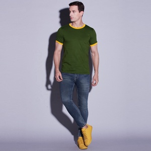 Camiseta de Algodón de 180 GSM, Logotipo Personalizado, Fabricante OEM, Venta al Por Mayor, Cuello Redondo, Lisa, Casual, para Hombre y Mujer, Proveedor al Por Mayor - Product Image 3