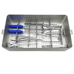 Broken <b>Screw</b> and Implant Removal Instrument <b>Set</b> with Sterilization Box German Standard instruments CE ISO By Grip Surgical - Product Image 4