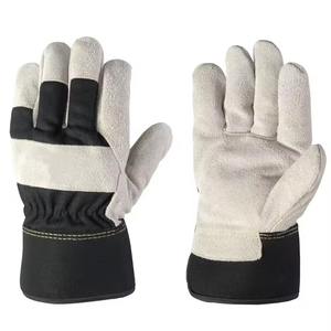 Guantes de Trabajo de Diseño Personalizado, Nuevo Estilo, Guantes de Seguridad de Cuero con Protección Antideslizante, Precio Razonable, Fabricación - Product Image 1