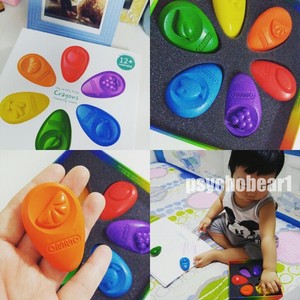 Crayones OMMO para Bebés, 6 Colores No Tóxicos, Set de Libro de Dibujo Seguro para Niños - Product Image 2