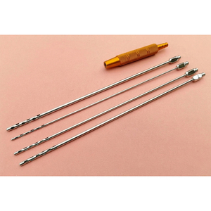 Lipo Luer Lock con mango de 3mm, 4mm, 4.5mm, 5mm x 30cm para succión cosmética - Product Image 1