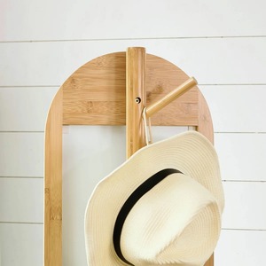 unique Wood Frame Floor Mirror with <b>Stand</b> Base Perfect For Home <b>Corner</b> Decor Fills Empty <b>Corners</b> With Style And Functionality - Product Image 5