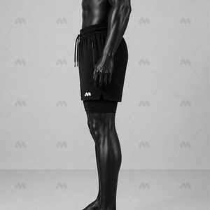 Pantalones Cortos Deportivos Casuales para Gimnasio y Correr, Pantalones Cortos Casuales de Secado Rápido para Hombre, Cintura Elástica, Ligeros, para Vacaciones de Verano y Playa - Product Image 2