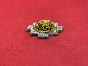 2026 New Collection Private Label Bullion Badges Hand Embroidery Gold Silver Designs Twill Wholesale Heart Flower Available Bulk - Product Image 5