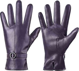 Gants en cuir tendance, dernier design, coutures soignées, respirants, toucher ultra doux, pour hommes. - Product Image 1