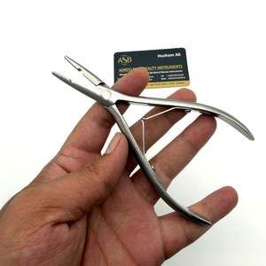 Pinzas para Extensiones de Cabello de un Solo Orificio con Logotipo Personalizado, Pinzas de Acero Inoxidable para Micro Anillos, Pinzas para Extensiones de Cabello - Product Image 6