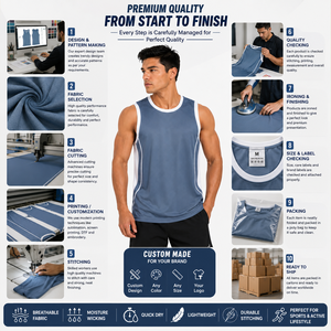 Débardeur de basketball unisexe sans manches, col ras du cou, anti-humidité, coupe classique, couleur unie, en maille polyester, vêtement de sport - Product Image 3