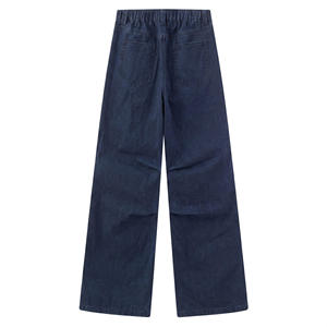 Pantalones Cargo Vornex de Primera Calidad, Corte Recto Holgado, Estilo Denim Apilado, Ajustables, de Secado Rápido, con Acabado Lavado - Product Image 5