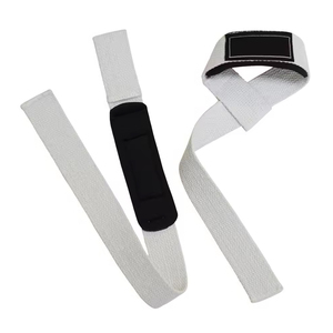 Sangles de musculation en nylon en gros avec une finition délicate, sangles de poignet pour soulever des poids - Product Image 4
