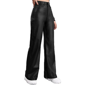 Made In Best Material Women Leather Pants Durable And Comfortable Soft Genuine Leather Stylish Design For Casual Wear - Product Image 1
