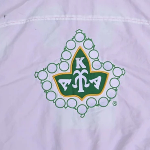 AKA Reversible Pink White Windbreaker <b>Women</b> <b>Lightweight</b> <b>Jacket</b> Dual Color Sorority Apparel Casual Premium Outerwear - Product Image 5