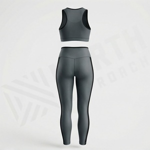 Vêtements de sport de qualité pour femmes, ensemble de yoga sans couture en deux pièces, vêtements de fitness, vêtements d'entraînement, vêtements de sport, équipement de sport - Product Image 2