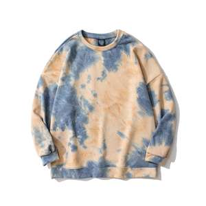 Sweat-shirts classiques unisexe à col rond, personnalisables avec logo tie-dye, 450 GSM, haute qualité, vente en gros d'usine pour la saison hivernale - Product Image 1