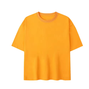 Low MOQ Chenille Patch Women's Cotton <b>Crop</b> T Shirt Breathable Quick Dry Short Sleeve Casual Tee Crew Neck Summer Gym <b>Top</b> Stree - Product Image 5