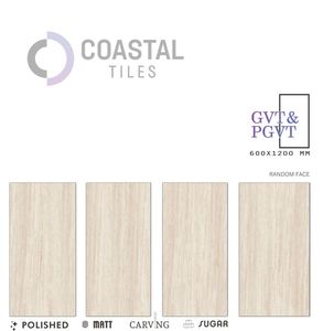 กระเบื้องพอร์ซเลนลายไม้ 9 มม. ขัดเงา ขนาด 600x1200 มม. / 24x48 ดีไซน์คลาสสิกทันสมัย เกรด A พรีเมียม กระเบื้องทนไฟ ได้รับการรับรองมาตรฐาน CE - Product Image 1