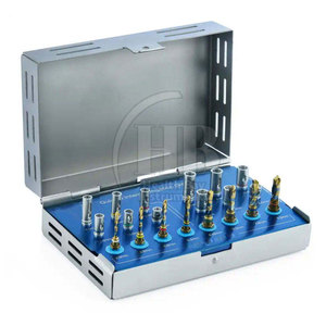 Kit de Prótesis de Implantes Dentales Manuales Profesionales con Acabado Liso de Acero Inoxidable y Materiales de Alta Calidad - Product Image 3