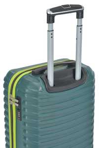 Valise rigide en PC avec serrure à clavier, 4 roues, verte, moderne, doublure en polyester, fermeture éclair unisexe - Product Image 2