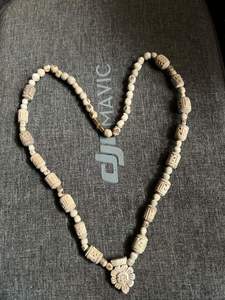 Collier Mala Tulsi Kanthi de Luxe Écologique Fait Main avec Perles en Platine, Bijoux Spirituels pour Yoga et Méditation, Unisexe, Fournisseur en Gros - Product Image 2