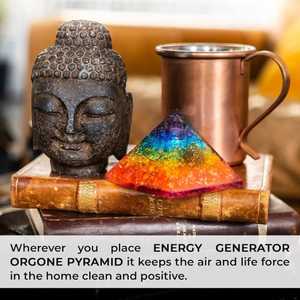 Pyramides de Pierres de Guérison Organiques Artisanales aux Sept Chakras, Cadeau Spirituel de Méditation et de Reiki - Product Image 3