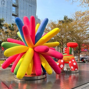 ต้นไม้ไฟ LED ขนาดใหญ่พองลมได้ รูปทรงดอกไม้ไฟ สีสันสดใส สำหรับตกแต่งถนน/ห้างสรรพสินค้า/งานอีเว้นท์/ปาร์ตี้/เวที - Product Image 6