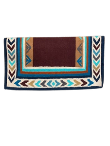 Tapis de selle en laine tissée fait main pour cavaliers de ranch, équipement équestre pour cow-boy, aventures sur sentier, concours et utilisation quotidienne - Product Image 3