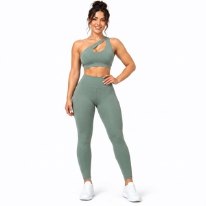 Custom Gym Bra and <b>Leggings</b> High Quality Luxury Outfit Wear 3 Piece Pants Sport Fitness <b>Women</b> Yoga Sets for <b>Women</b> with logo - Product Image 1