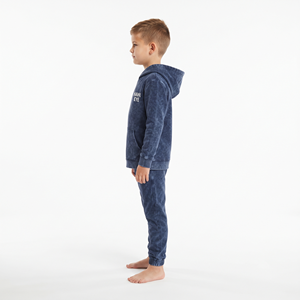 Conjunto de Sudadera con Capucha y Pantalones de Algodón Lavado al Ácido para Niños, Corte Regular, Logotipo Personalizado, Ropa Casual de Estilo Urbano - Product Image 6