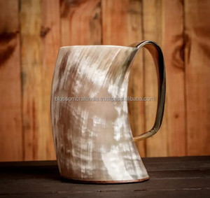 Mug de luxe en corne de buffle, fait main, surface polie, style rustique élégant, matériau durable pour la décoration de la maison et des restaurants - Product Image 3