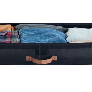 Contenitori portaoggetti sotto il letto con coperchi trasparenti e ruote, organizer per scarpe 36,0 x 18,1 x 7,3 pollici, 3 pezzi - Product Image 4