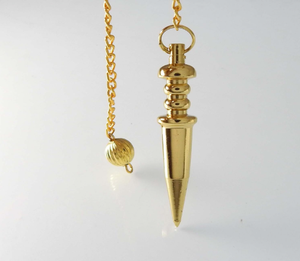 Metal <b>Light</b> Weight Solid Irregular <b>Point</b> Pendulum Healing Dowsing Metaphysical Reiki Divination Modern Wedding Anniversary - Product Image 2