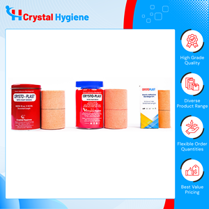 Venda elástica adhesiva transpirable de óxido de zinc Crysto Plast de alta calidad con certificación CE e ISO, al mejor precio del mercado. - Product Image 2
