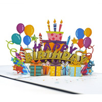Proveedor de Tarjetas de Felicitación 3D Pop-up de Vietnam HMG, el Regalo Perfecto para Cumpleaños de Clientes