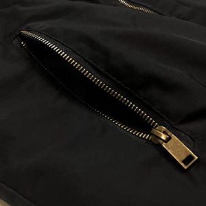 Premium High Quality New Bomber Jacket Men Women <b>Covered</b> <b>Button</b> Stand Front Eco-Friendly Quick Dry Breathable Winter Jacket - Product Image 3