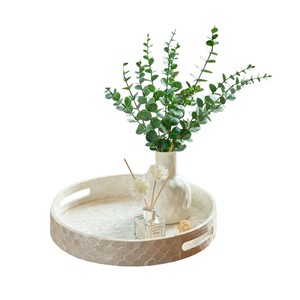 Plateau de service de luxe en nacre, fait main, incrusté de coquillages, plateau décoratif pour la maison, l'hôtel, le restaurant, pour le service et les cadeaux - Product Image 2