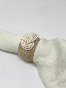 Jute Classic Round Napkin <b>Ring</b> Wedding Eco-Friendly - Product Image 4
