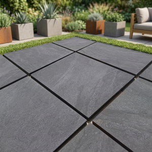 Country Antracite 20mm Full Body Porcelain Pavers 600x900mm Heavy Duty Outdoor Ceramic Floor <b>Tiles</b> - Product Image 1