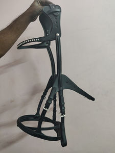 Fancy DD Leather Horse <b>Bridle</b> Soft Cow Leather Padded Western Style for Racing and Riding Equestrian Product - Product Image 5