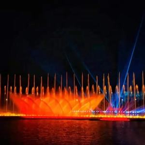 Fontaines et décorations de jardin modernes pour l'extérieur avec jets d'eau dansants musicaux, lumières LED, acier inoxydable, installation facile - Product Image 4