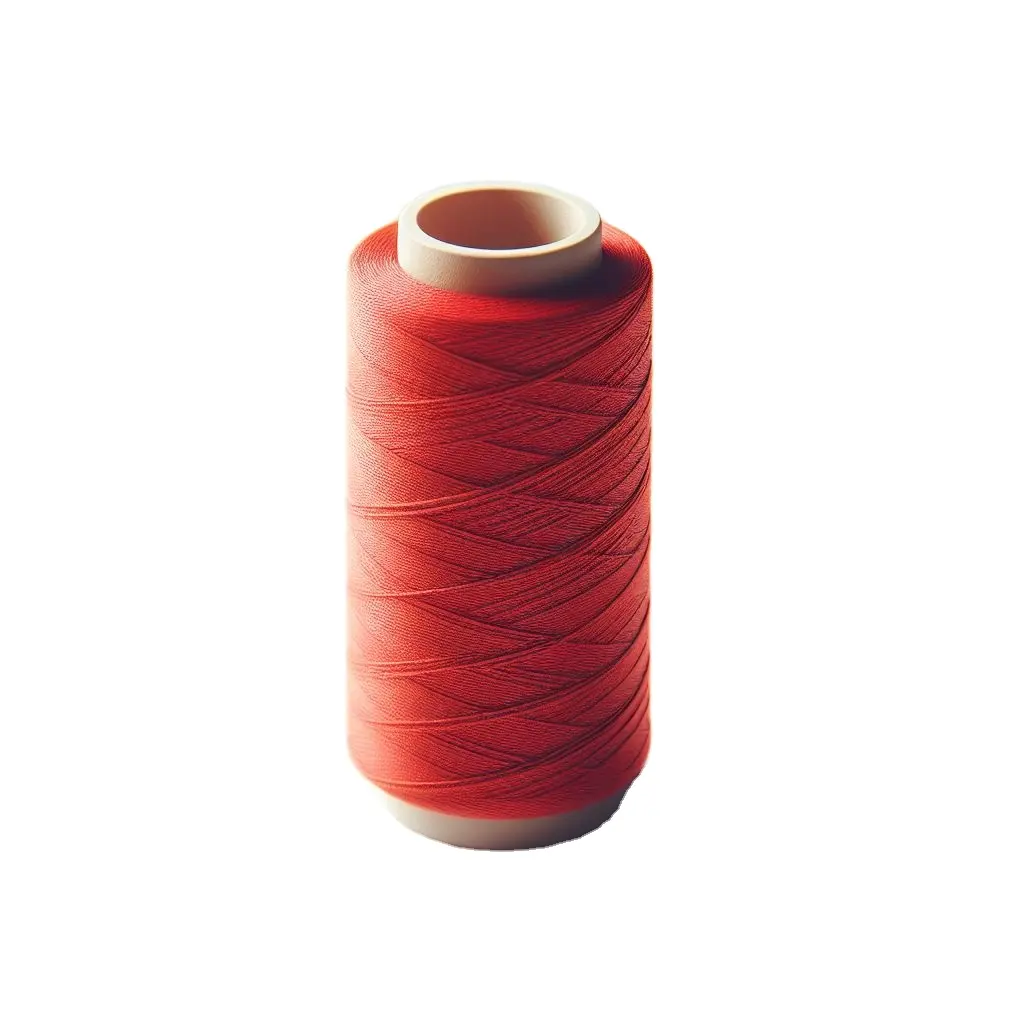 Chất lượng cao chỉ khâu Màu Đỏ spool-Polyester mạnh mẽ cho các dự án may, Quilting và thêu