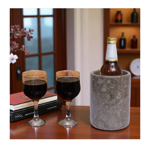 Refroidisseur à vin personnalisé avec logo, nouvelle collection, design marbre, rétention de la fraîcheur, écologique, idéal pour les dîners festifs - Product Image 3