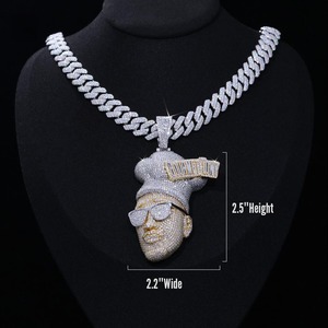 Collar con colgante de cadena gótica de plata 925 con corazón ajustable, Diamante de perla, regalo de San Valentín para ella, accesorio de moda - Product Image 1