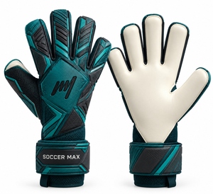 Guantes de Portero de Fútbol Profesionales, Palma de Látex Alemán Personalizada, Agarre Superior, Protección para los Dedos, Absorción de Humedad, Entrenamiento y Partido - Product Image 4