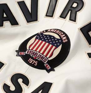 Luxury Customize USA Icon <b>Flight</b> Avirex Leather <b>Jacket</b> 100% Genuine Cowhide Leather <b>Jacket</b> For <b>Mens</b> With Customized Embroidery - Product Image 5