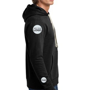 Sweat-shirts à capuche personnalisables en tissu polaire avec impression numérique de logos sur mesure, coupe classique - Product Image 3